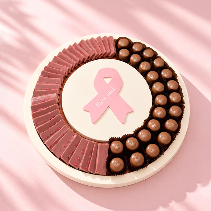 Think Pink Round Tray