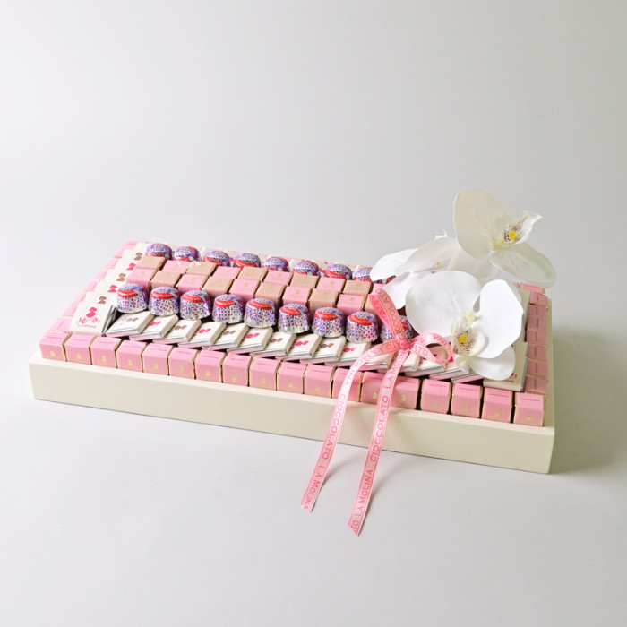 Rect Tray Pink
