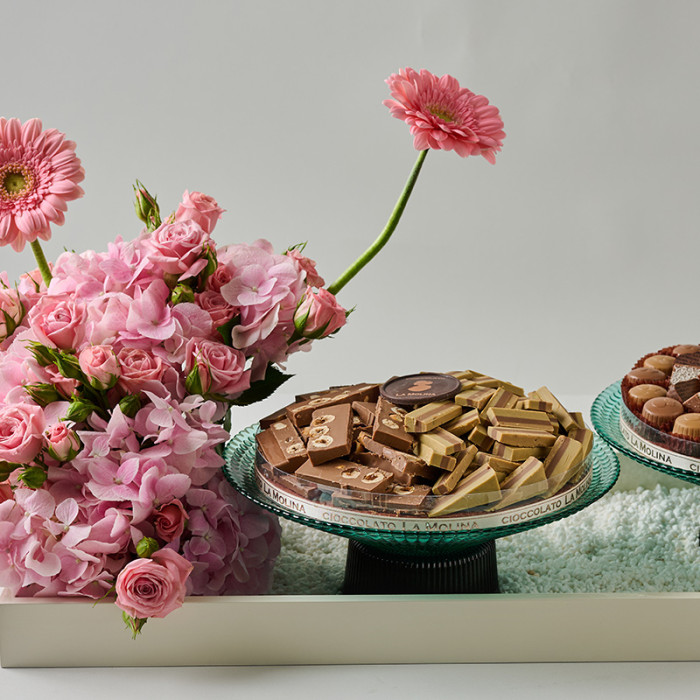 Hermosa Floral Tray II