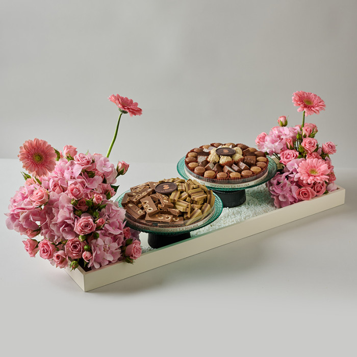 Hermosa Floral Tray II
